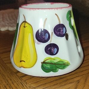 Colorful Fruit Ceramic Candle Topper